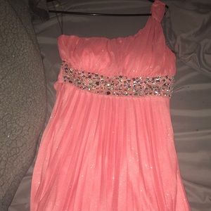Formal pink dress